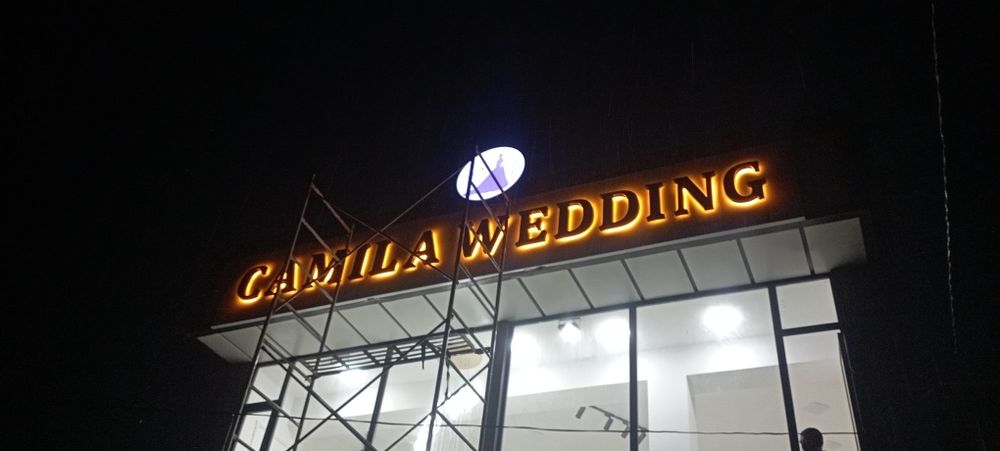 Объемное буквы и баннер