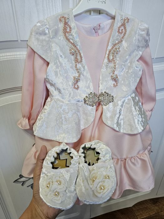 1 жасқа көйлек тақия башмағымен