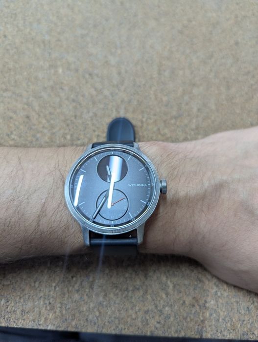 Гибридные смарт часы Withings Scanwatch с функцией ЭКГ