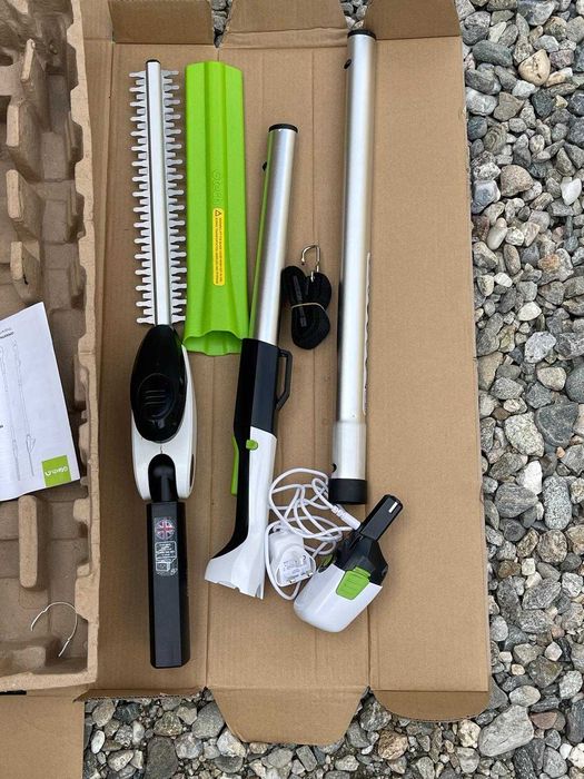 Trimmer gard viu Gtech LHT5+baterie+incarcator - pentru piese/reparat