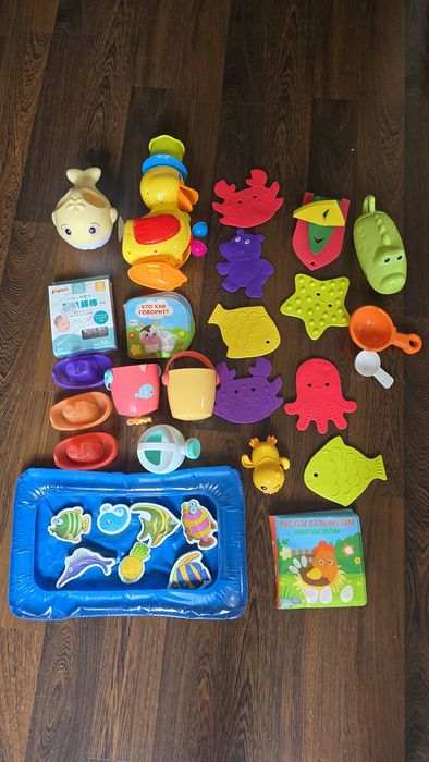 Игрушки для ванной для малышей