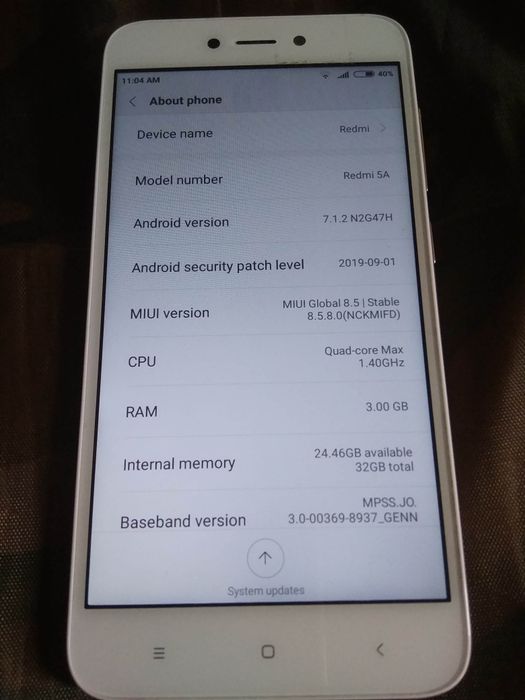 Смартфон Xiaomi Redmi 5a