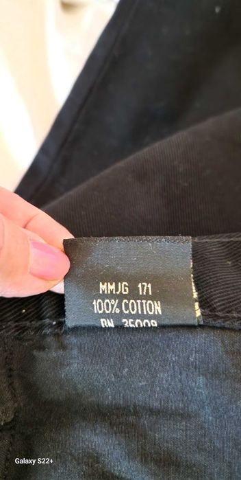 Blugi negri , Calvin  Klein ,100 %bumbac .