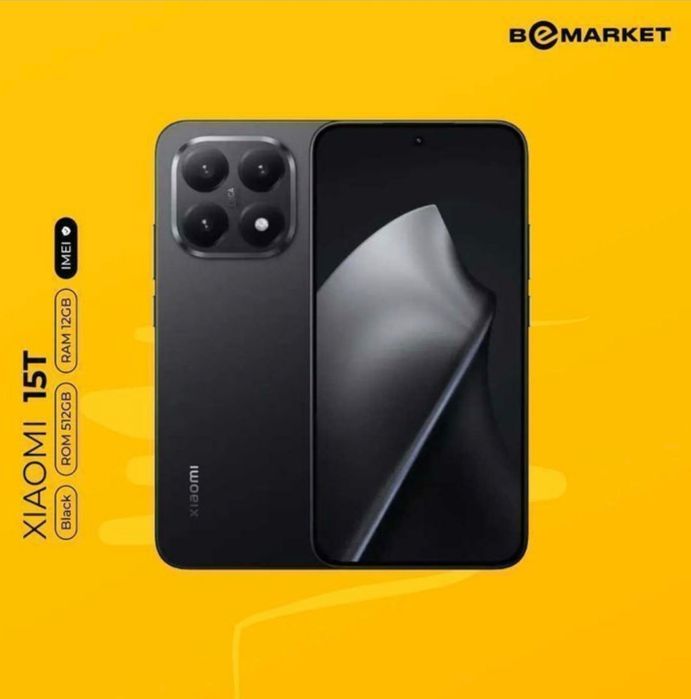 Xiomi 15 T 12/512 qora ideal holatda