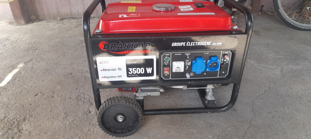 Generator curent 3500 W benzina +GPL