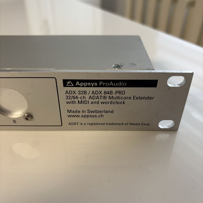 Appsys ProAudio ADX-32B Cat5 ADAT MIDI Toslink Extender