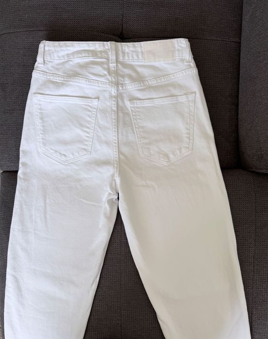 Дамски бели дънки ZARA