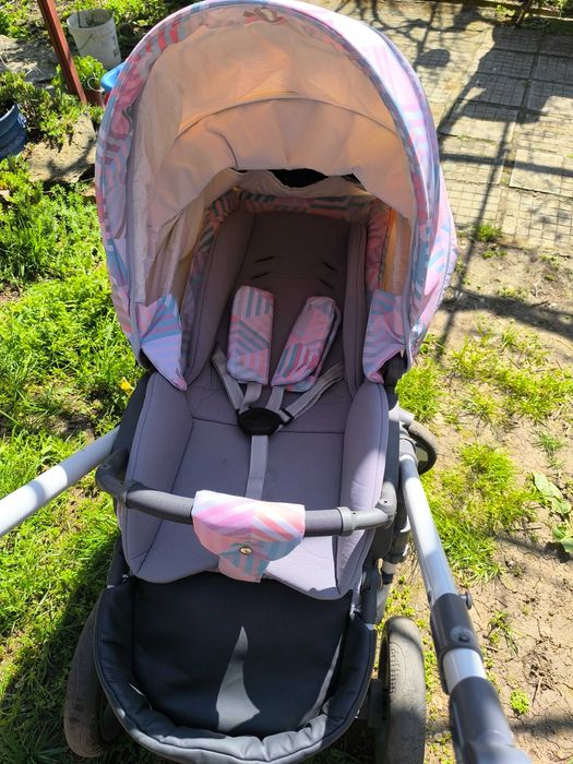 Бебешка количка BEXA 2в1 комбинирана за момиче