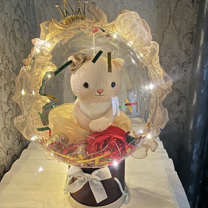 Мягкая игрушка в шаре баблс