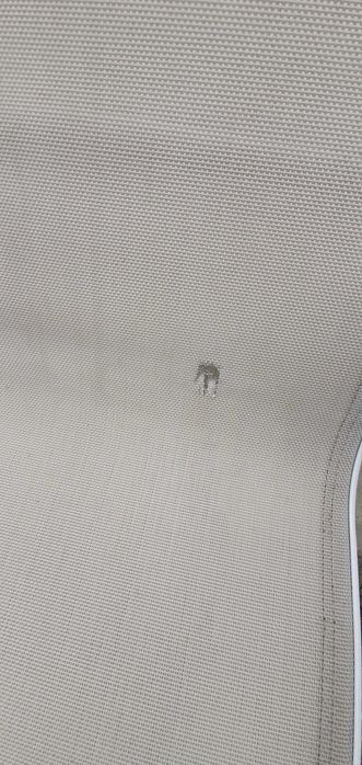 Sezlong fix foarte comod alb,stare bună!