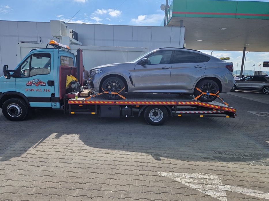 Vand platforma iveco cu macara