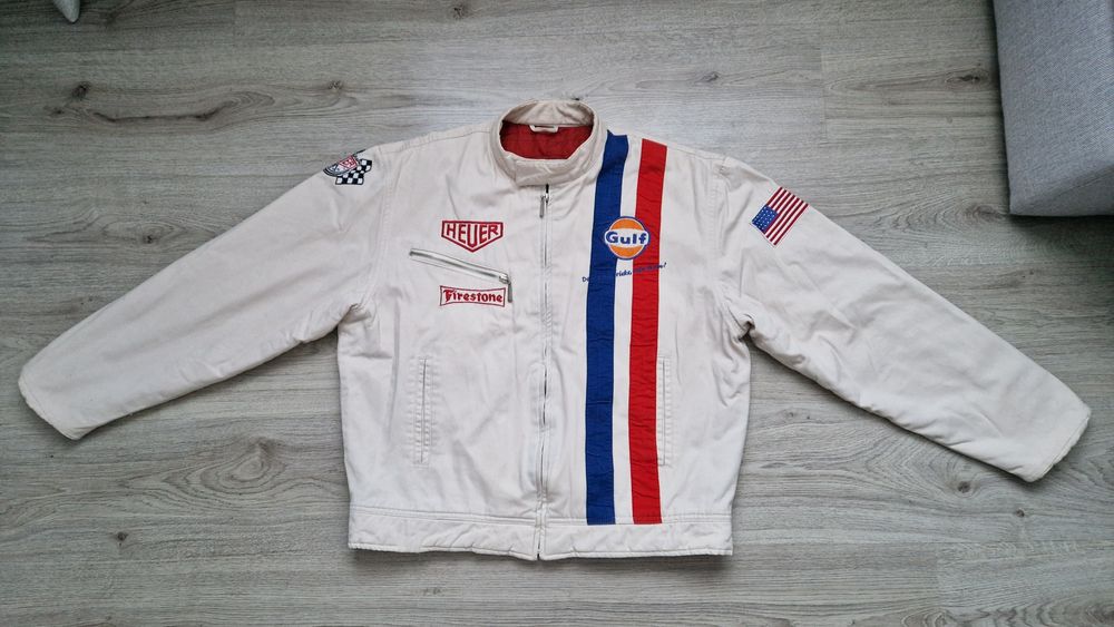 Vând geaca originală Vintage Steve McQueen Le Mans Heuer Racing Dakota