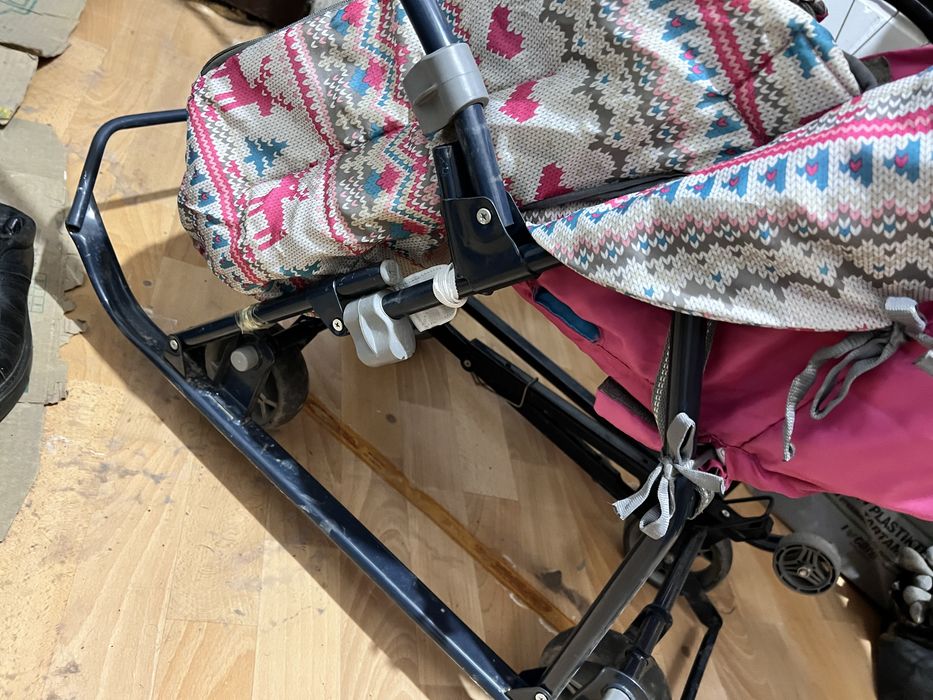 Санки с колесами