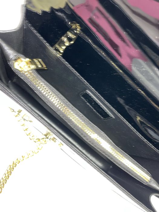 Geanta Prada Neagra Lucioasa