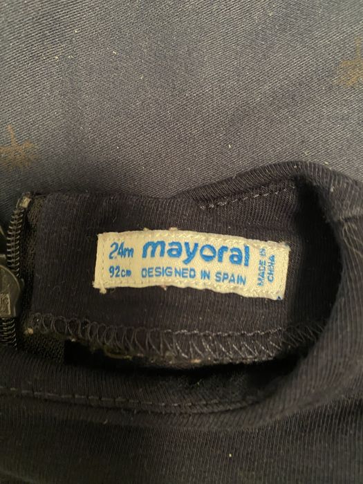 Rochiță Mayoral cu mânecă lungă, mărime 12-18 luni (86 cm)