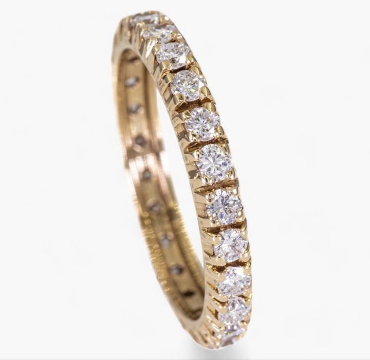 Vand inel eternity cu diamante naturale