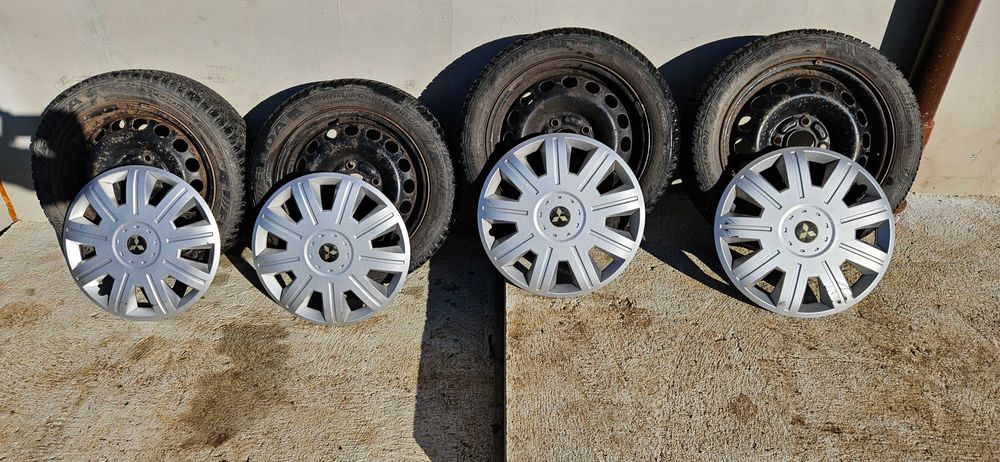 Зимни гуми Fulda 195 50 15+железни джанти за Мицубиши Колт 6