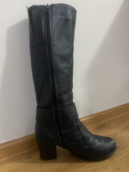 Дамски ботуши тъмно сини