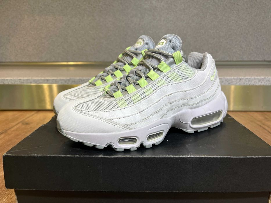 ОРИГИНАЛНИ *** Nike Air Max 95 " White Green Neon "