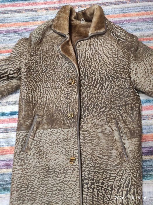 Продам б/у дубленку 46-48