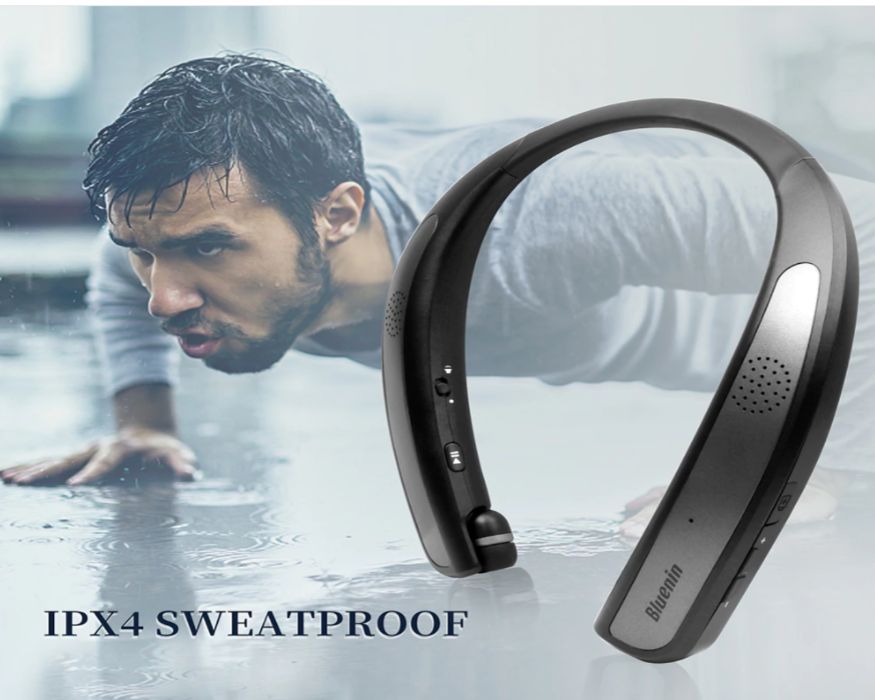 Bluetooth слушалки 2 в 1 Headphones & Speaker IPX4 True 3D