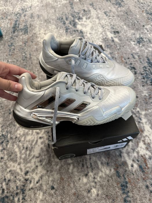 Теннисные кроссовки Adidas Barricade 13 Silver Edition