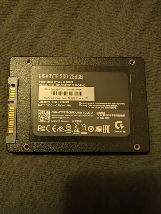 SSD Gigabyte 256 Gb