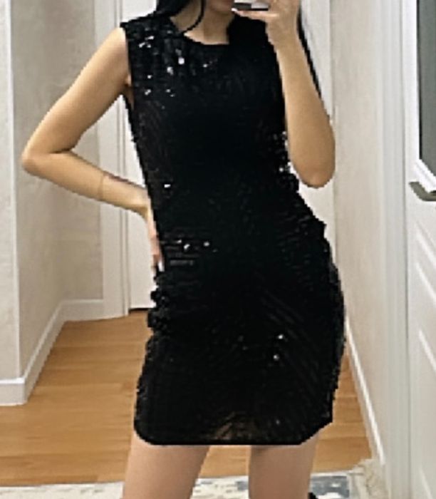 Платье с бисером на корпаратив