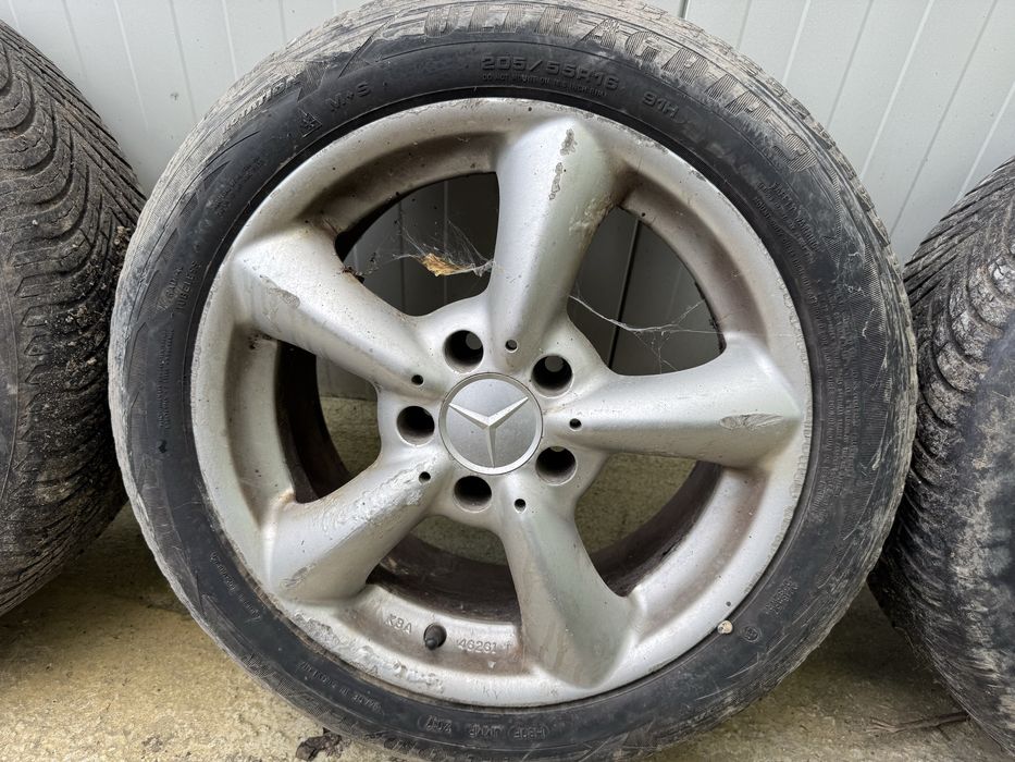 4 бр джанти KBA 16ки 5х112  7.5J ET38 със зимни гуми подарък 205/55/16