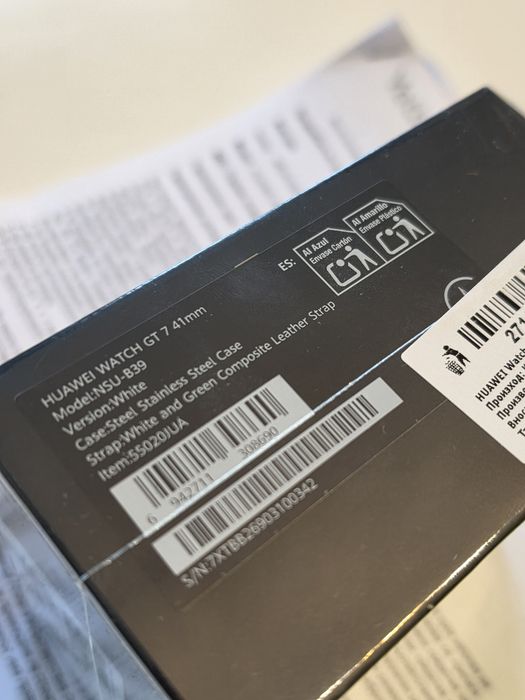 Huawei Watch GT 7 white , ЧИСТО НОВ 41mm