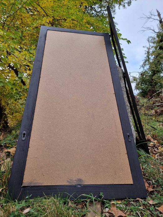 Mobila set 3 piese mobilier 1x CUIER + 2x OGLINZI MARI - culoare WENGE