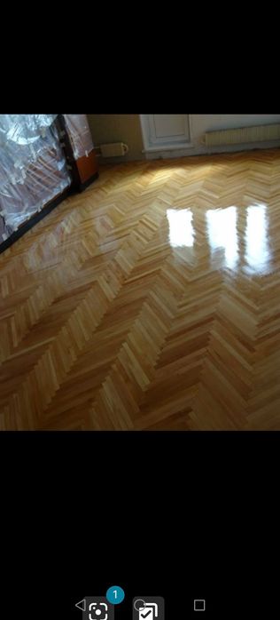 Циклене на паркет и дюшеме