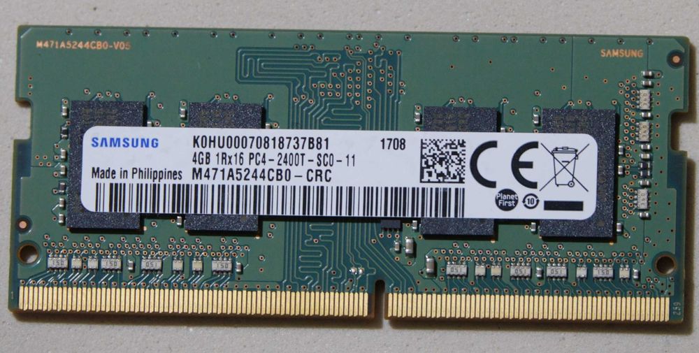 Samsung SO-DIMM DDR4-2400 4GB M471A5244cB0-CRC