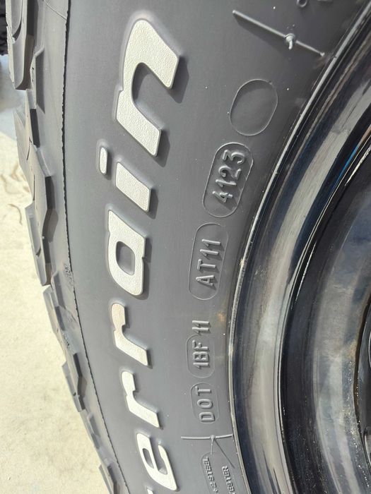 5 x Jante Mercedes Sprinter cu anvelope BF GOODRICH LT245/75 R16