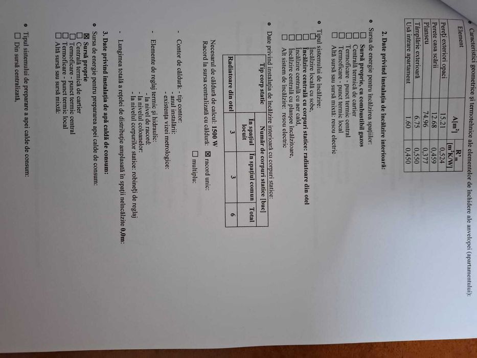 Apartament 3 camere, decomandat, ultracentral, etaj 2
