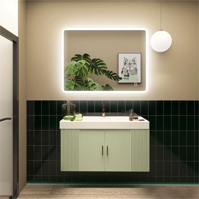 LED ЛЕД огледало Щутгарт 100×70 Музика Блутут