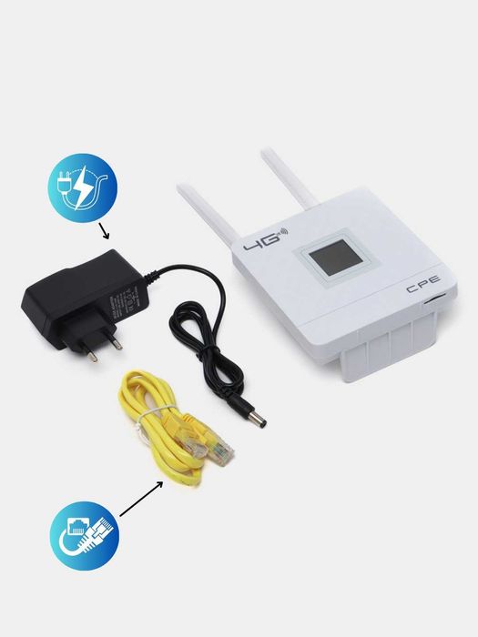 4G CPE Wi-FI роутер SIM-картамен ислейди