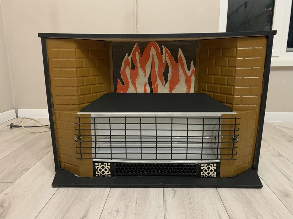 Электрокамин с обогревом