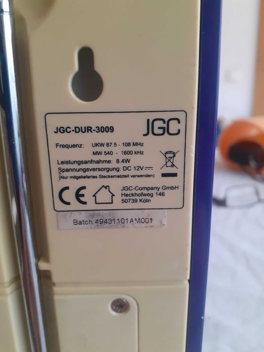 radio analogic Germania cu acumulator