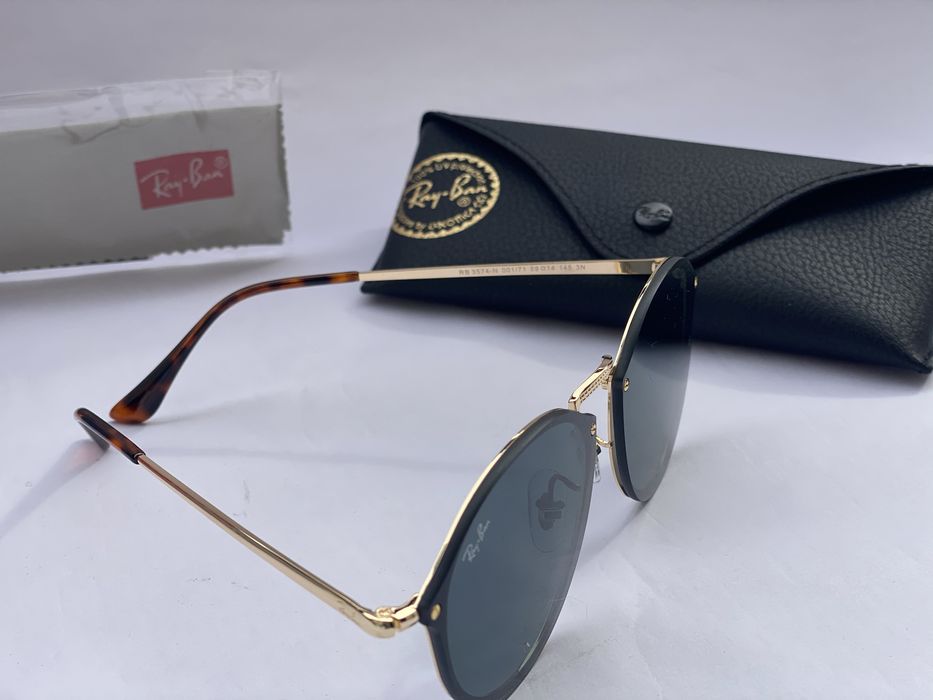 Ochelari de soare Ray Ban 3574N Blaze Round Noi