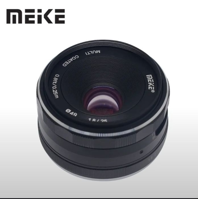 Мануальный (ручной) объектив Meike 25 мм f/1.8 для Fujifilm X (APS-C)