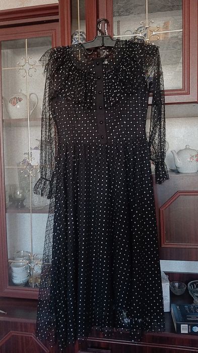 Чёрная вечерная платье!