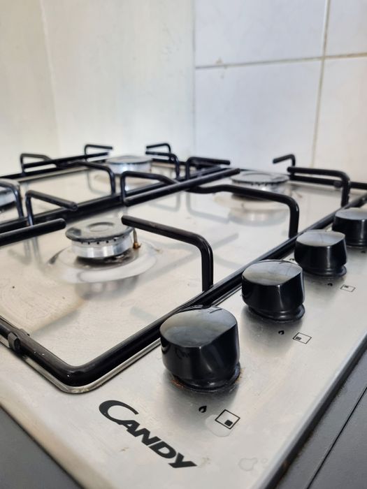 Set plită Candy pe gaz + cuptor electric Hotpoint Ariston, aproape noi