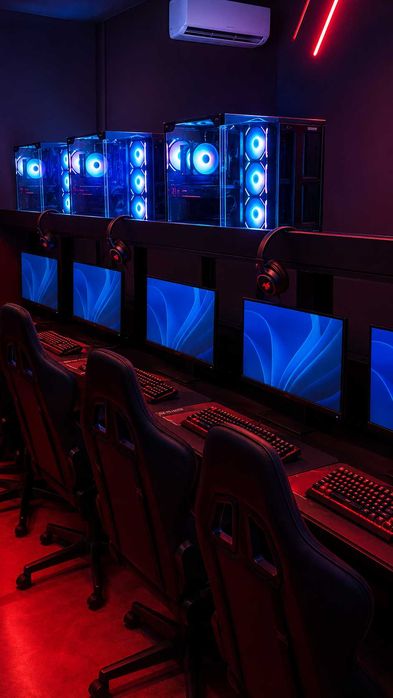 Game club stollar stol kompyuterxona uchun kompyuter stol loft mebel