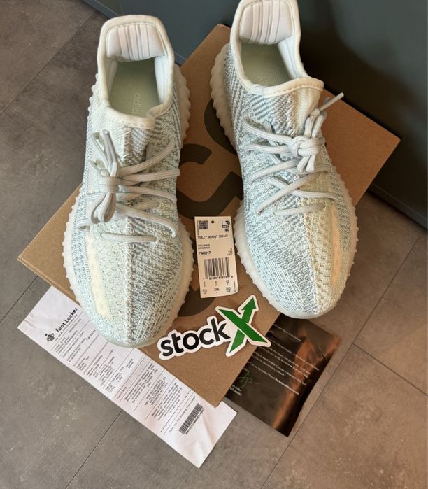 Adidasi easy boost 350 V2 cloud white