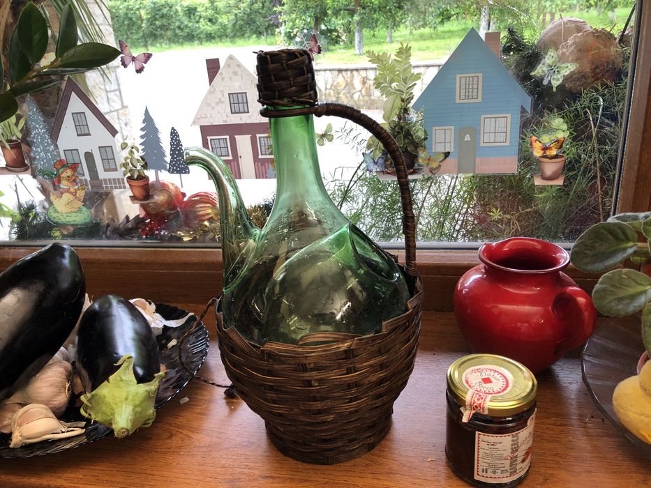Carafă vin  cu buzunar pt gheață