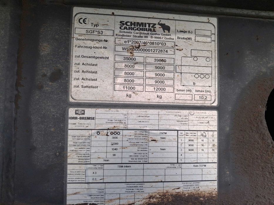 Scmitz Cargobull SGF*S3/A10