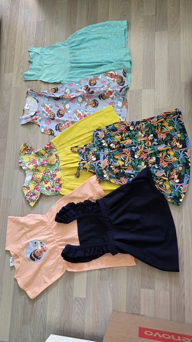 Летни лотове Zara, DKNY, Benetton, HM, Reserved, Waikiki 122 см