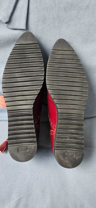 Pantofi Loafers culoare bordo cu ciucure decorativ, piele naturala, 37