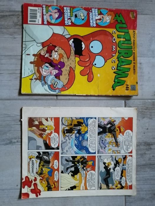 Два комикса Футорама и Семейство Симпсън